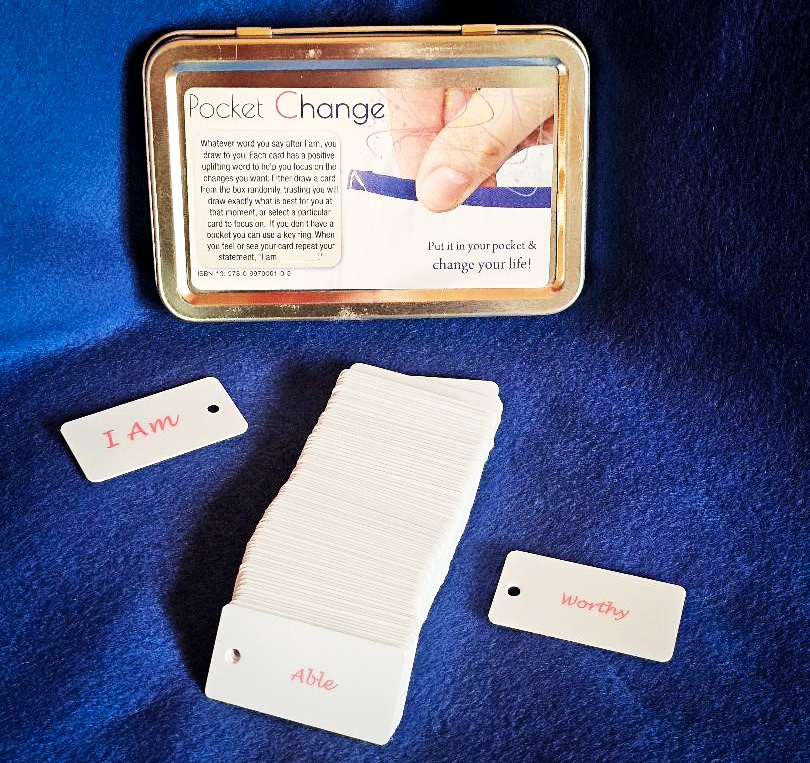 A kit for a pregnancy test, featuring a test stick, instructions, and two test strips on a blue background.